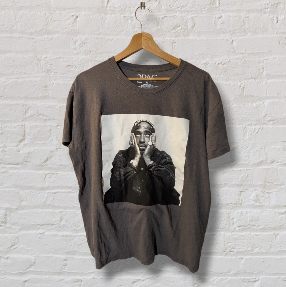 2PAC Dark Gray Tee XL